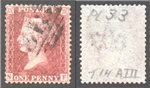 Great Britain Scott 20 Used Plate 33 - NF (P)